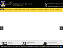 Tablet Screenshot of complexsystems.co.uk